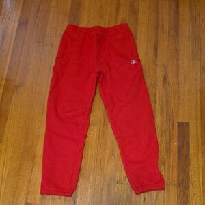 Champion Bright Red Joggers, men's S